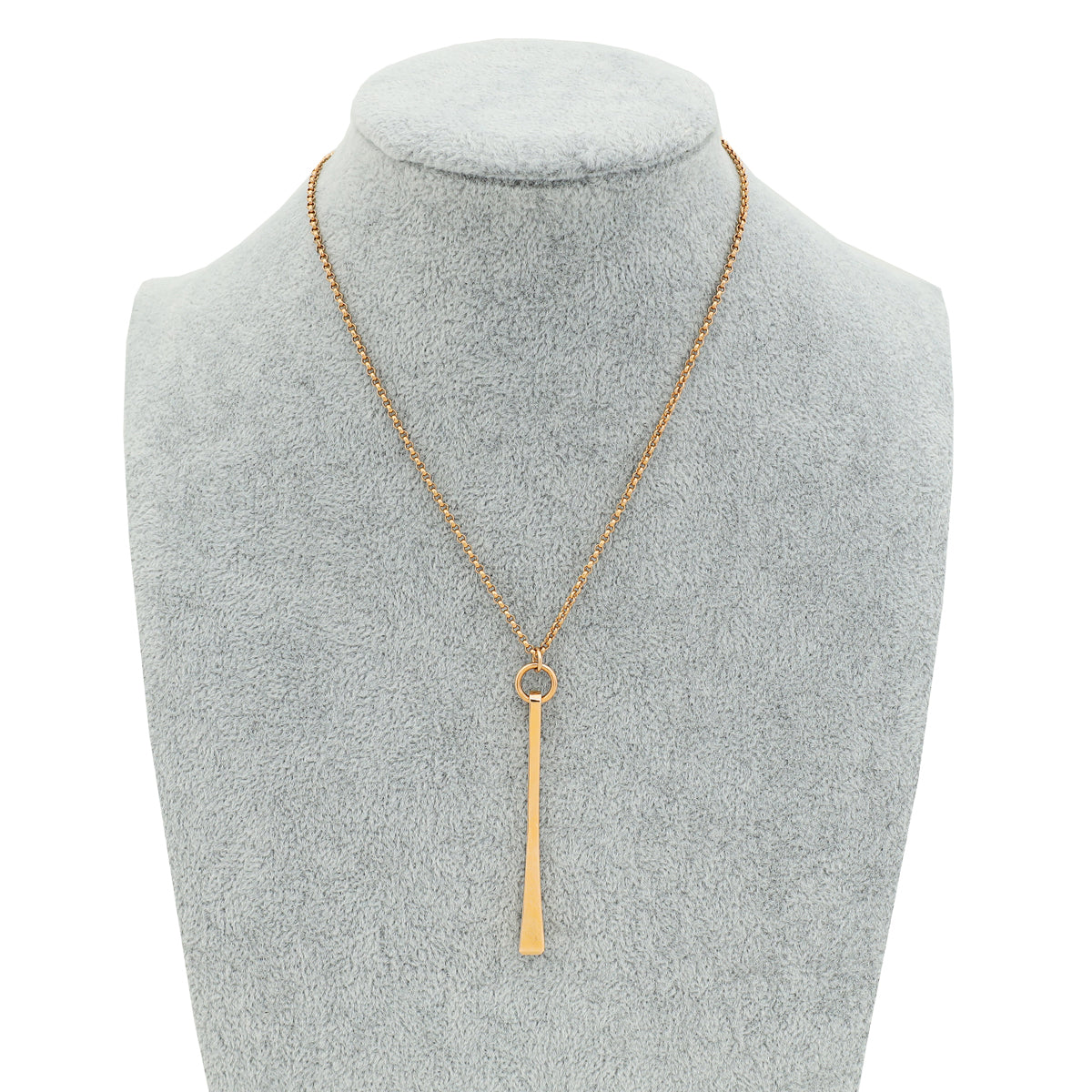 Hermes 18K Rose Gold Clou de Forge Pendant Necklace