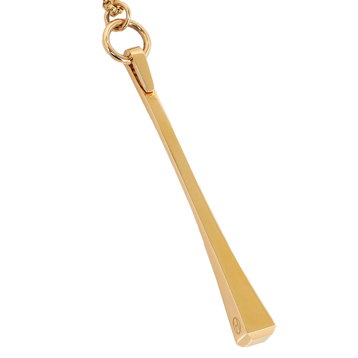 Hermes 18K Rose Gold Clou de Forge Pendant Necklace