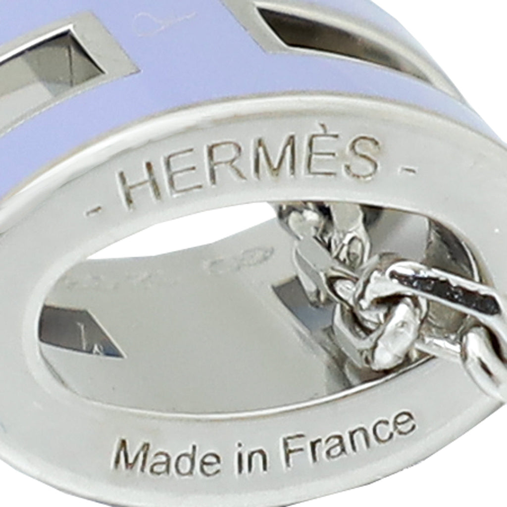 Hermes Lilas Mini Pop H Pendant Necklace