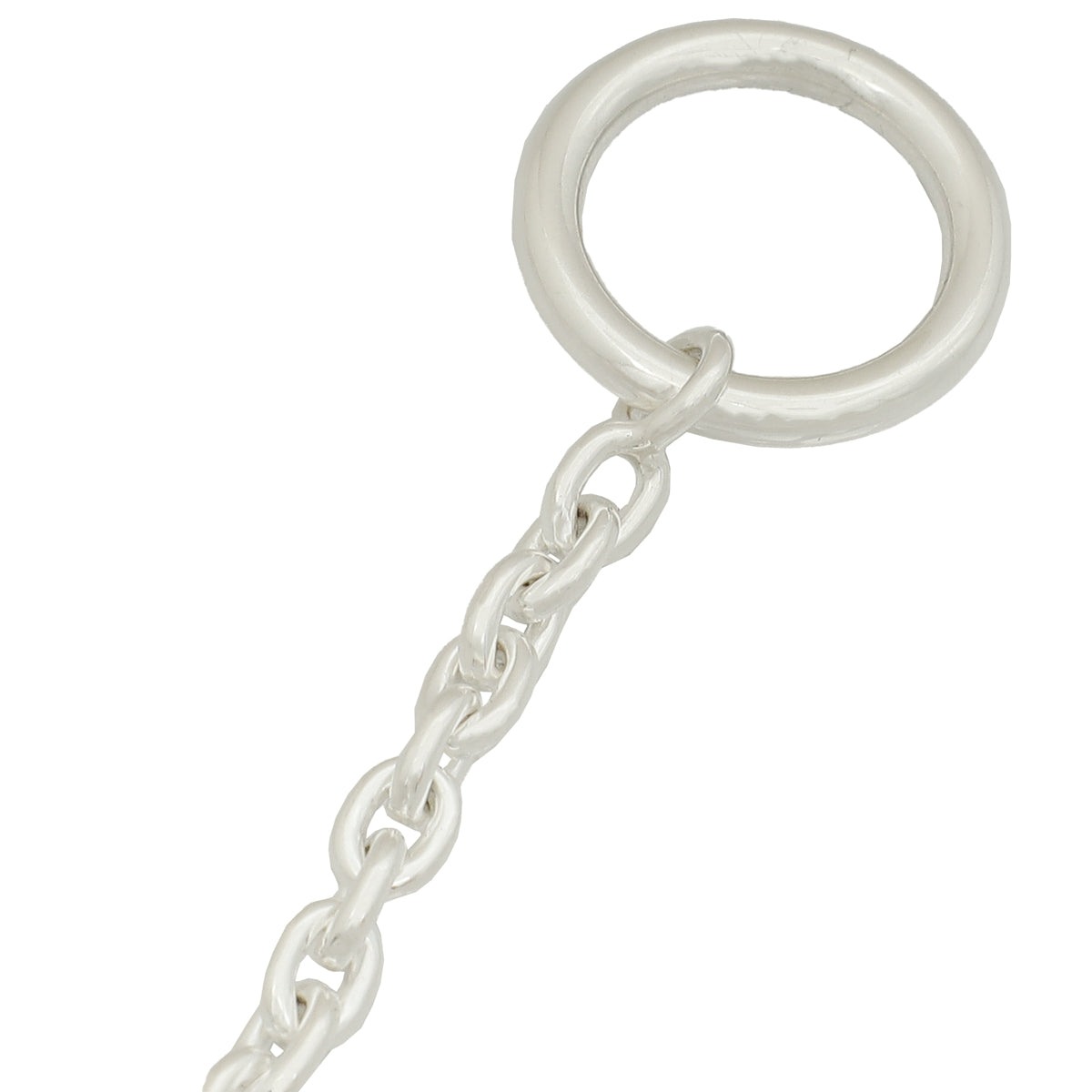 Hermes Sterling Silver Farandole Long Necklace