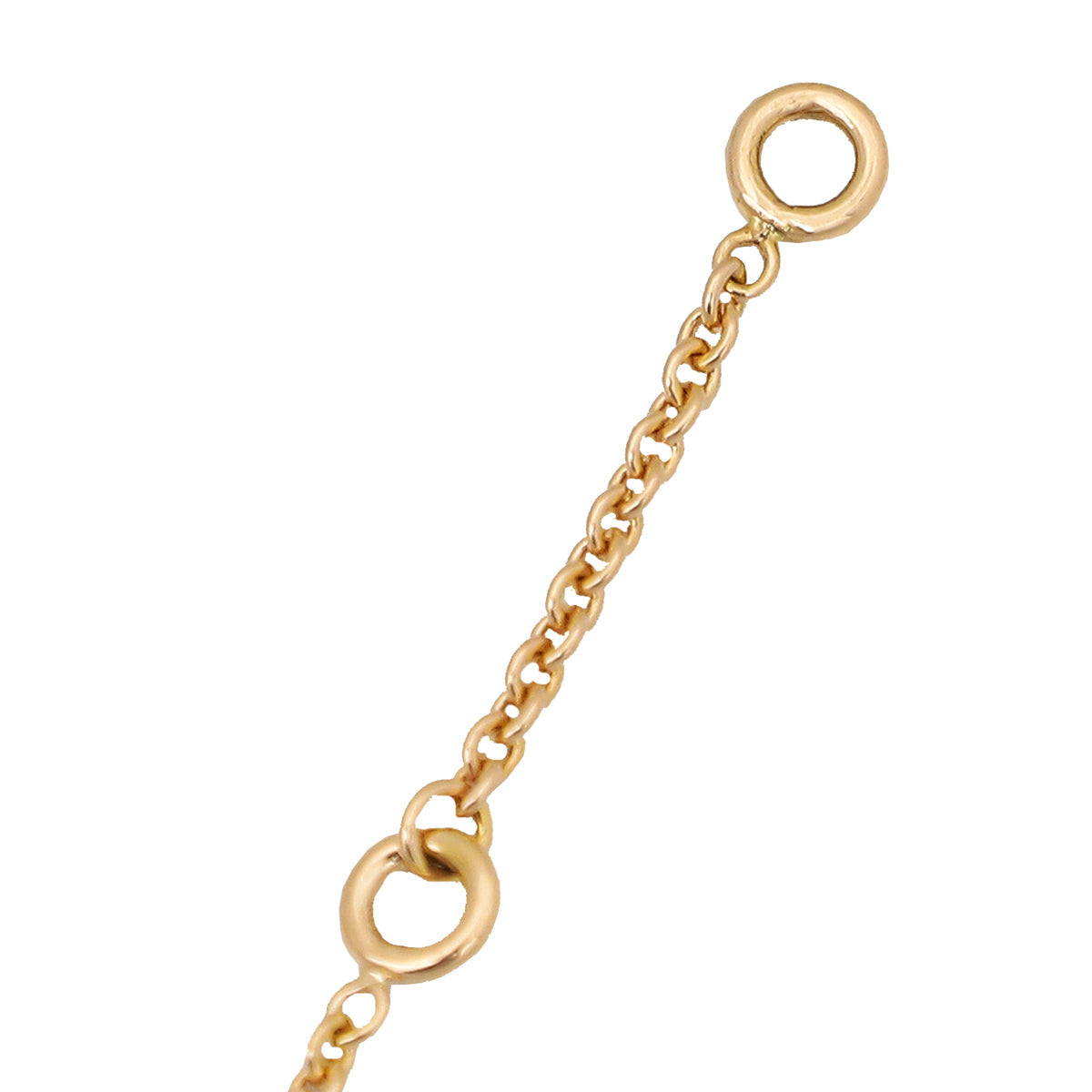 Hermes 18K Rose Gold Diamond Amulettes Constance Pendant Necklace