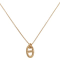 Hermes 18K Rose Gold Farandole Pendant Necklace Small