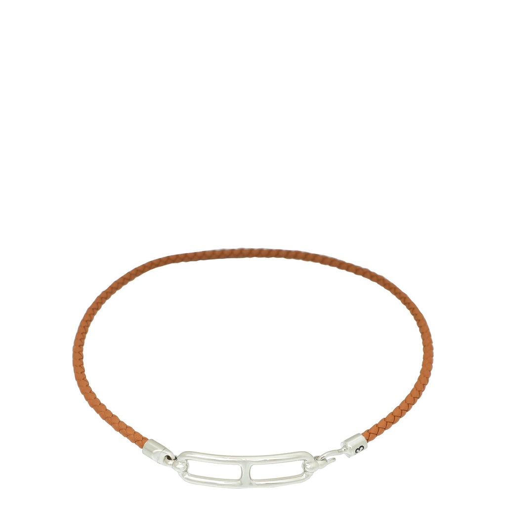 Hermes Gold Double Tour Roulis Bracelet