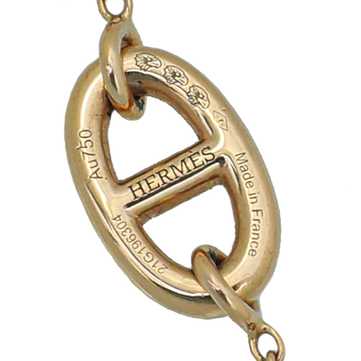 Hermes 18K Rose Gold Farandole Small Long Necklace