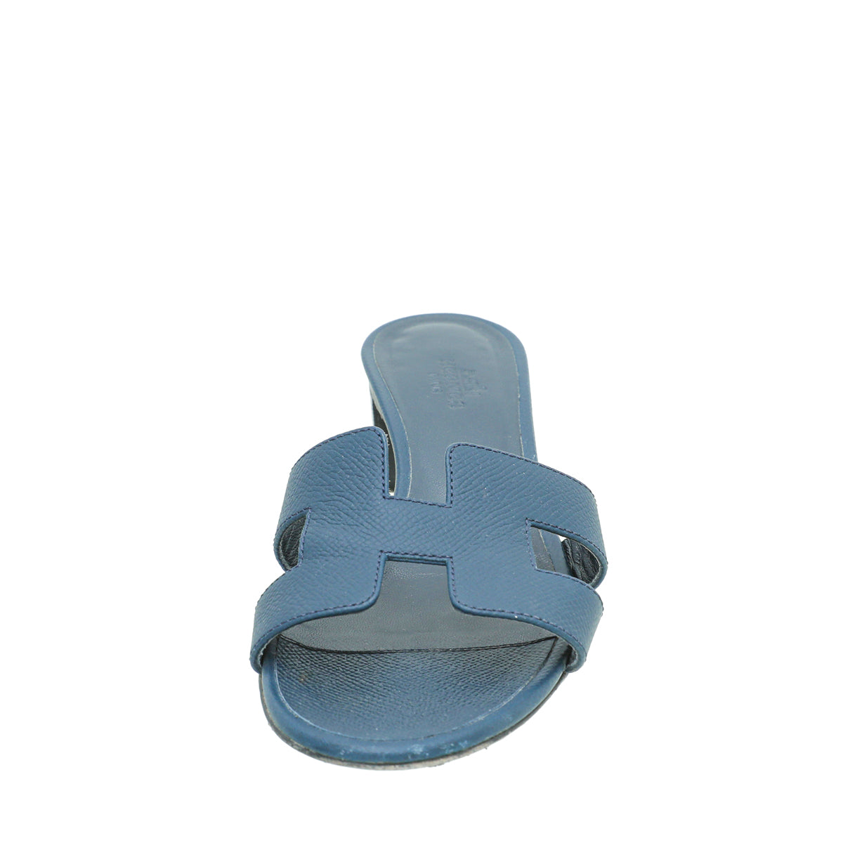 Hermes Navy Blue Epsom Oasis Sandal 36.5