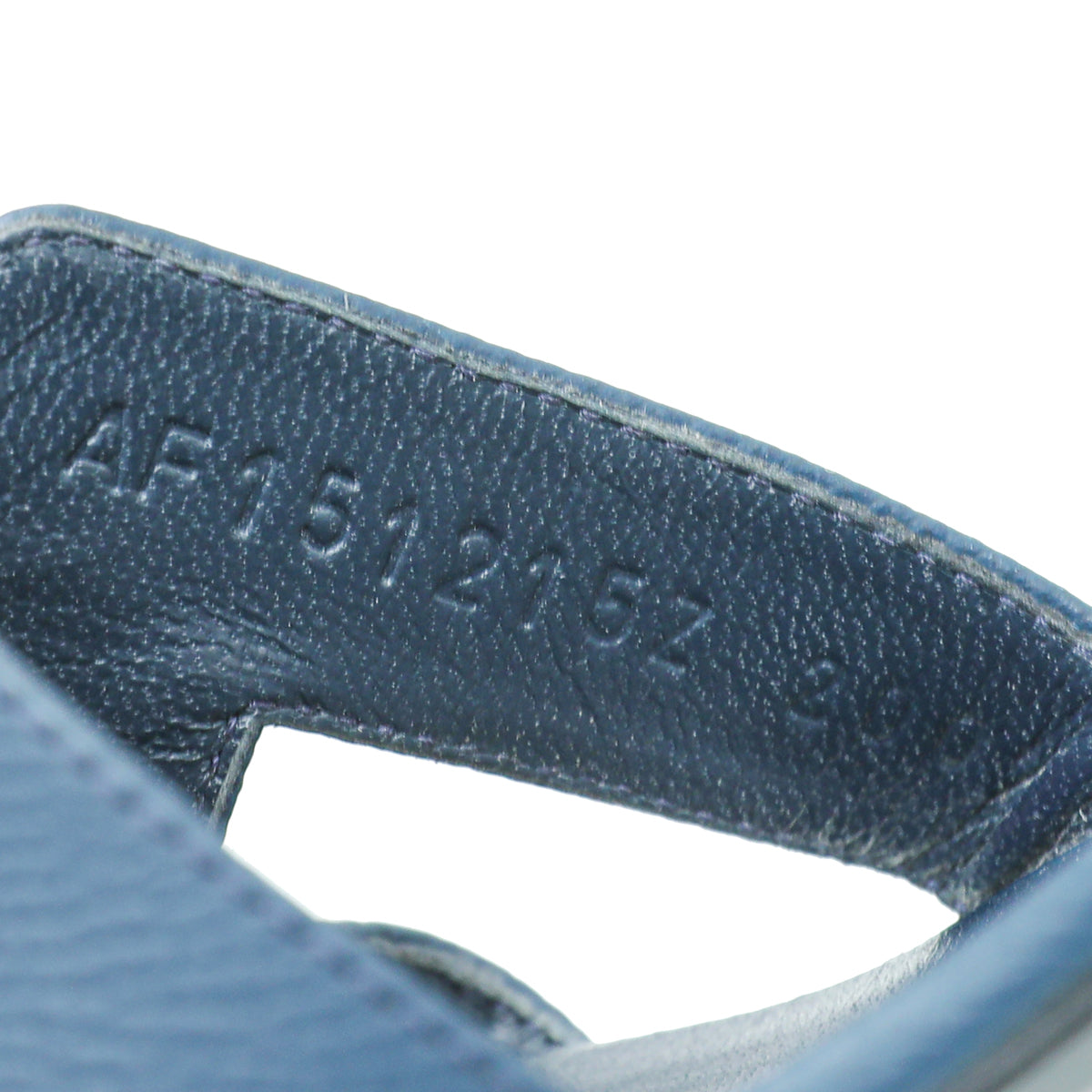 Hermes Navy Blue Epsom Oasis Sandal 36.5