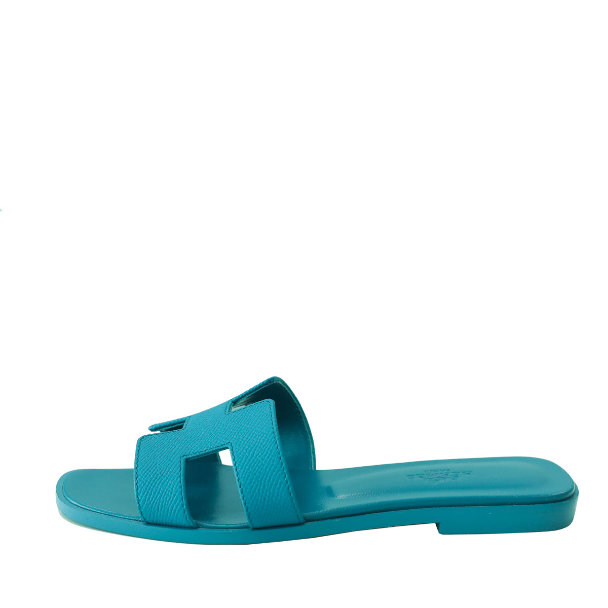 Hermes Blue Izmir Oran Epsom Sandals