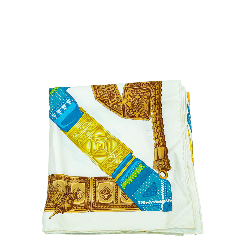 Hermes Tricolor Ceintures et Liens Scarf