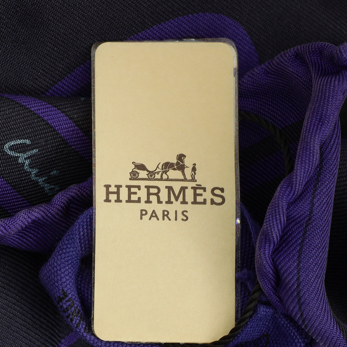 Hermes Bicolor Projet de Voiture Petit-Duc Bateau Scarf 90