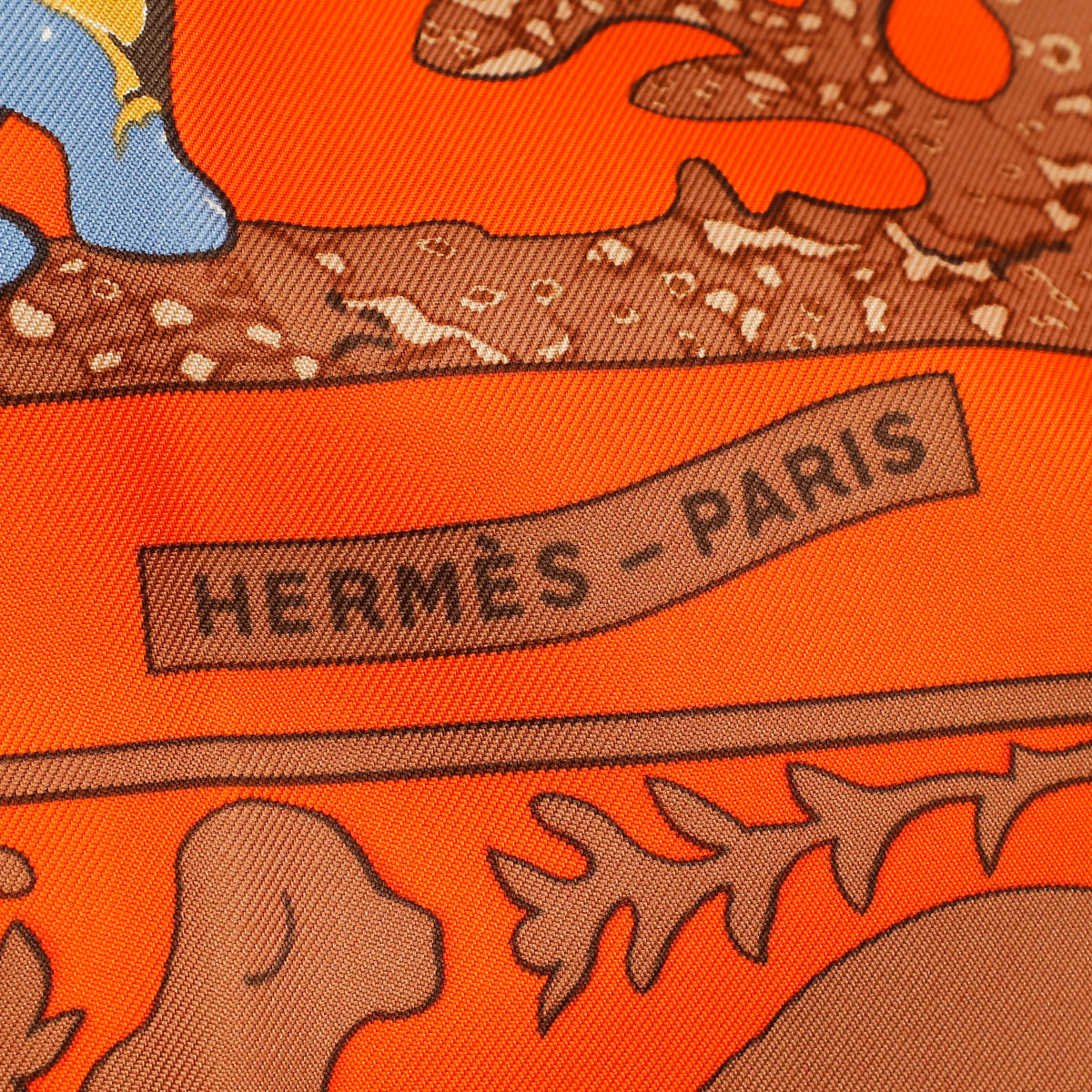 Hermes Multicolor Early America Washington version Francoise de la Perriere Silk Scarf