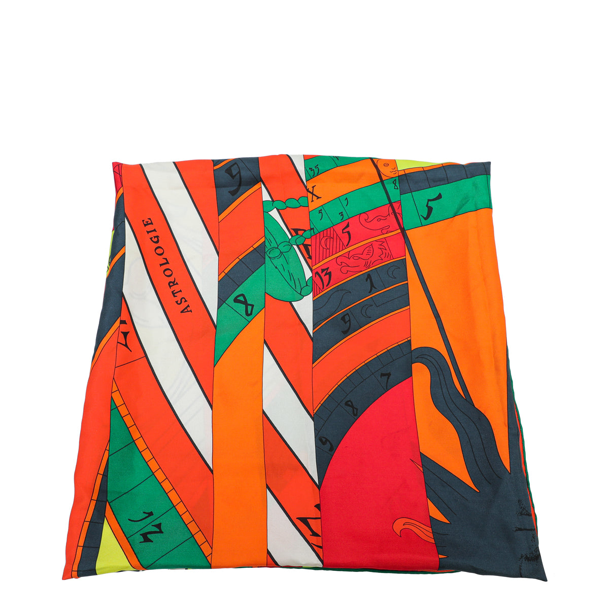 Hermes Multicolor Astrologie Nouvelle Silk Scarf