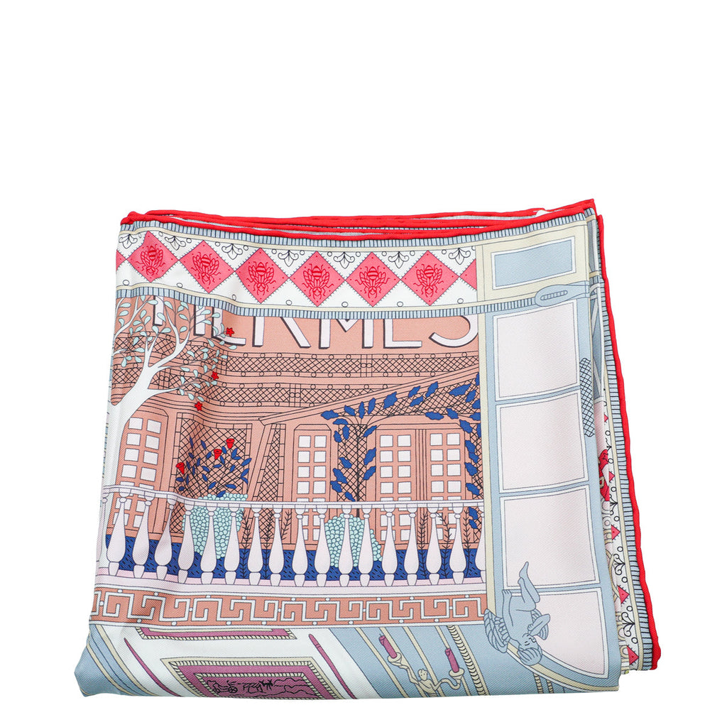 Hermes Multicolor Objets De Curiosite 90 Scarf