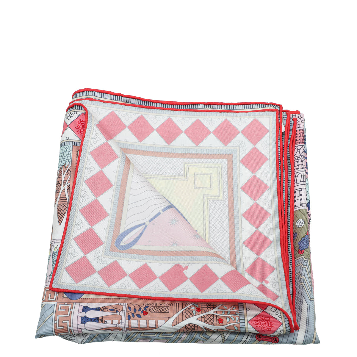 Hermes Multicolor Objets De Curiosite 90 Scarf