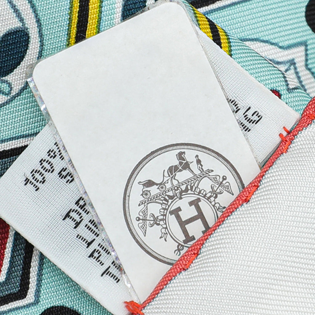 Hermes Tricolor Boucles Et Galons Du Tsar Wash Scarf