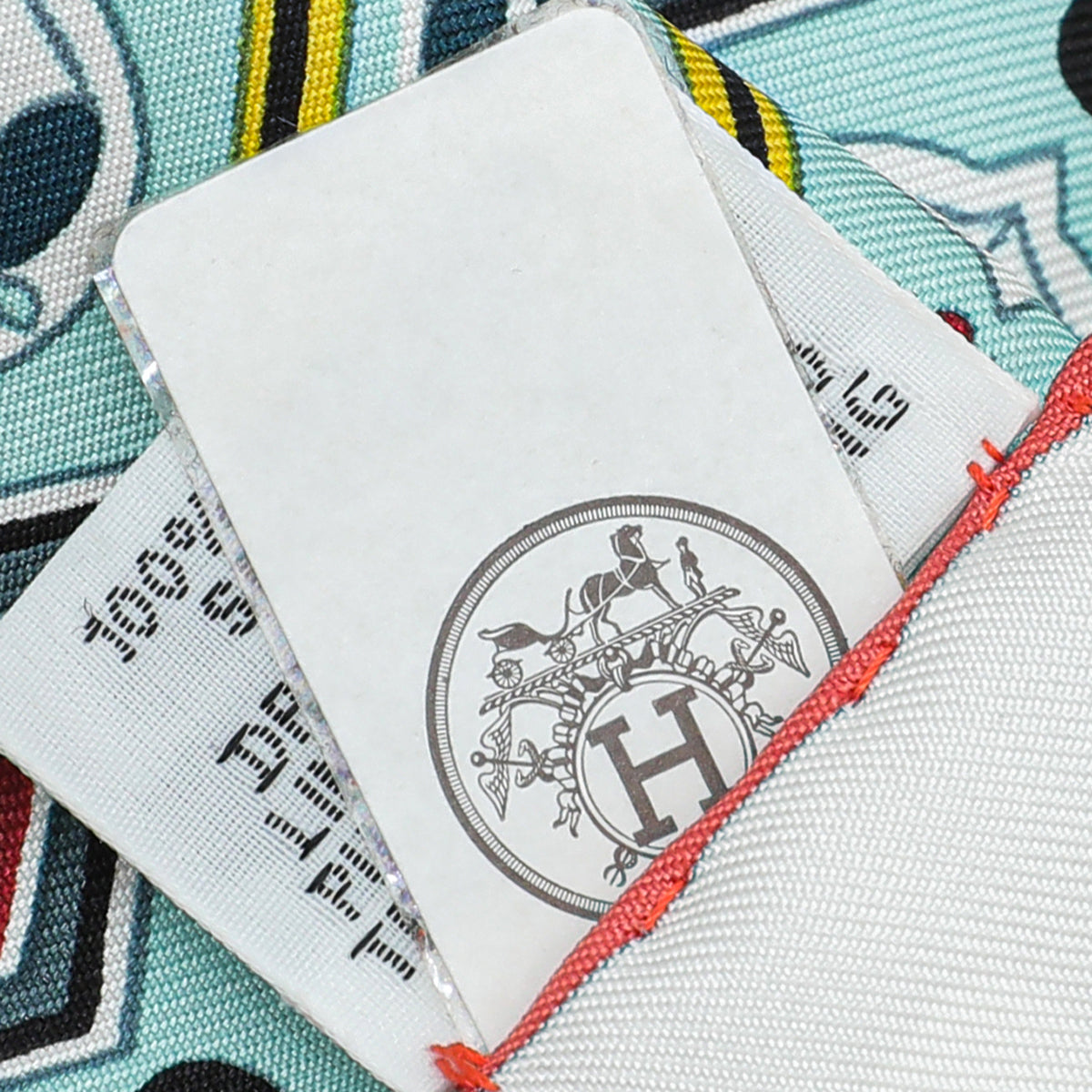 Hermes Tricolor Boucles Et Galons Du Tsar Wash Scarf