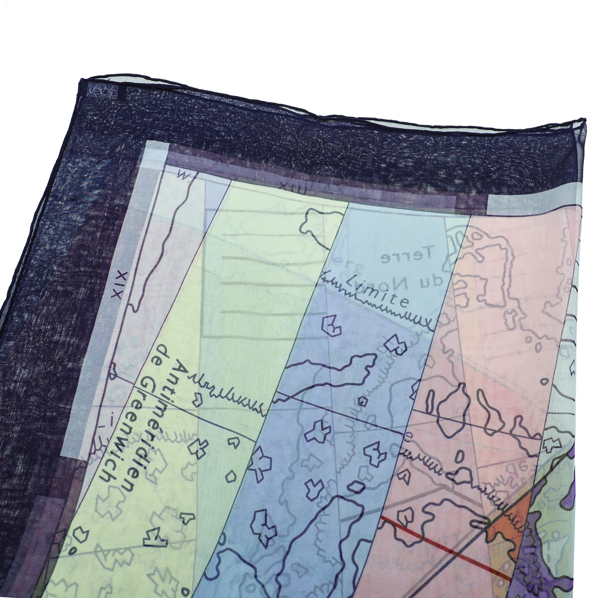 Hermes Multicolor Le Monde Est Vaste Silk Scarf