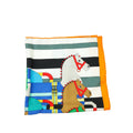 Hermes Multicolor D'Henri D'Origny Rocabar Silk Scarf