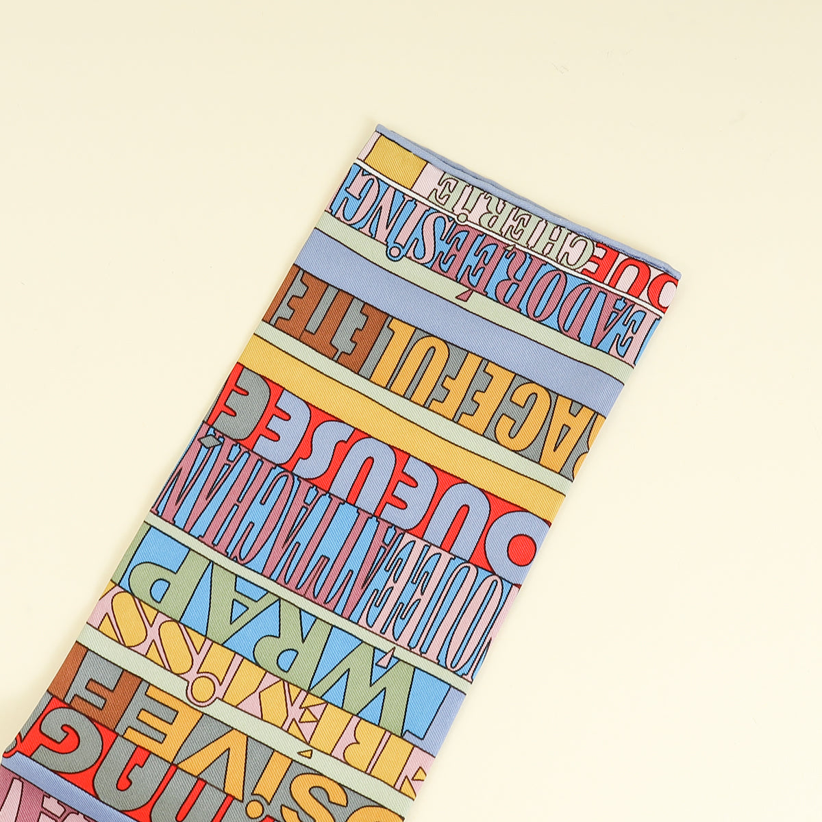 Hermes Mots de Soie Silk Handkerchief