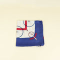 Hermes Multicolor Les Becanes by Hugo Grygkar Silk 90 Scarf