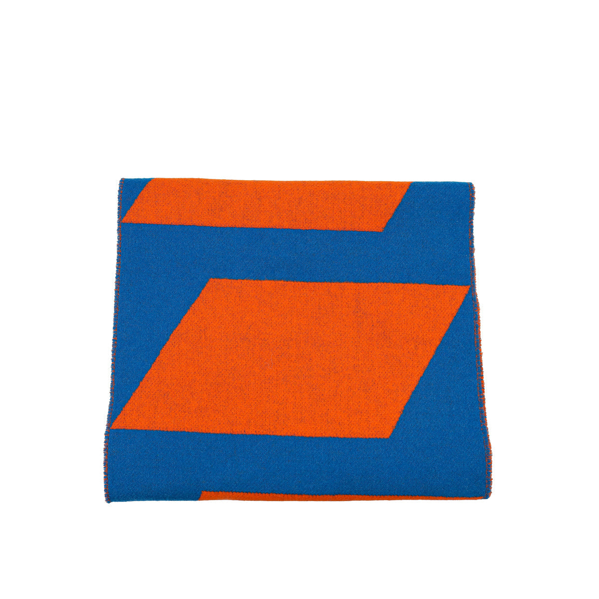 Hermes Bicolor Cashmere Fringe Scarf