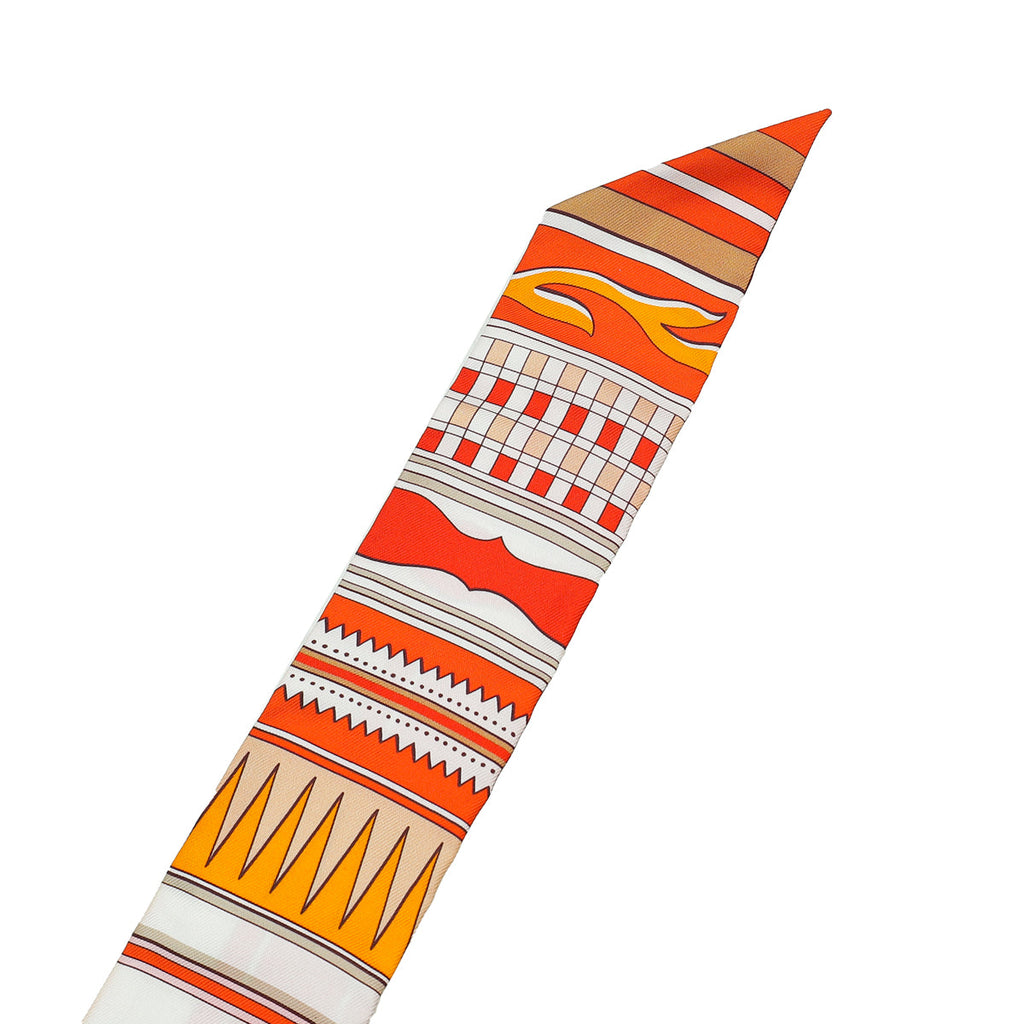 Hermes Multicolor Silk Twilly