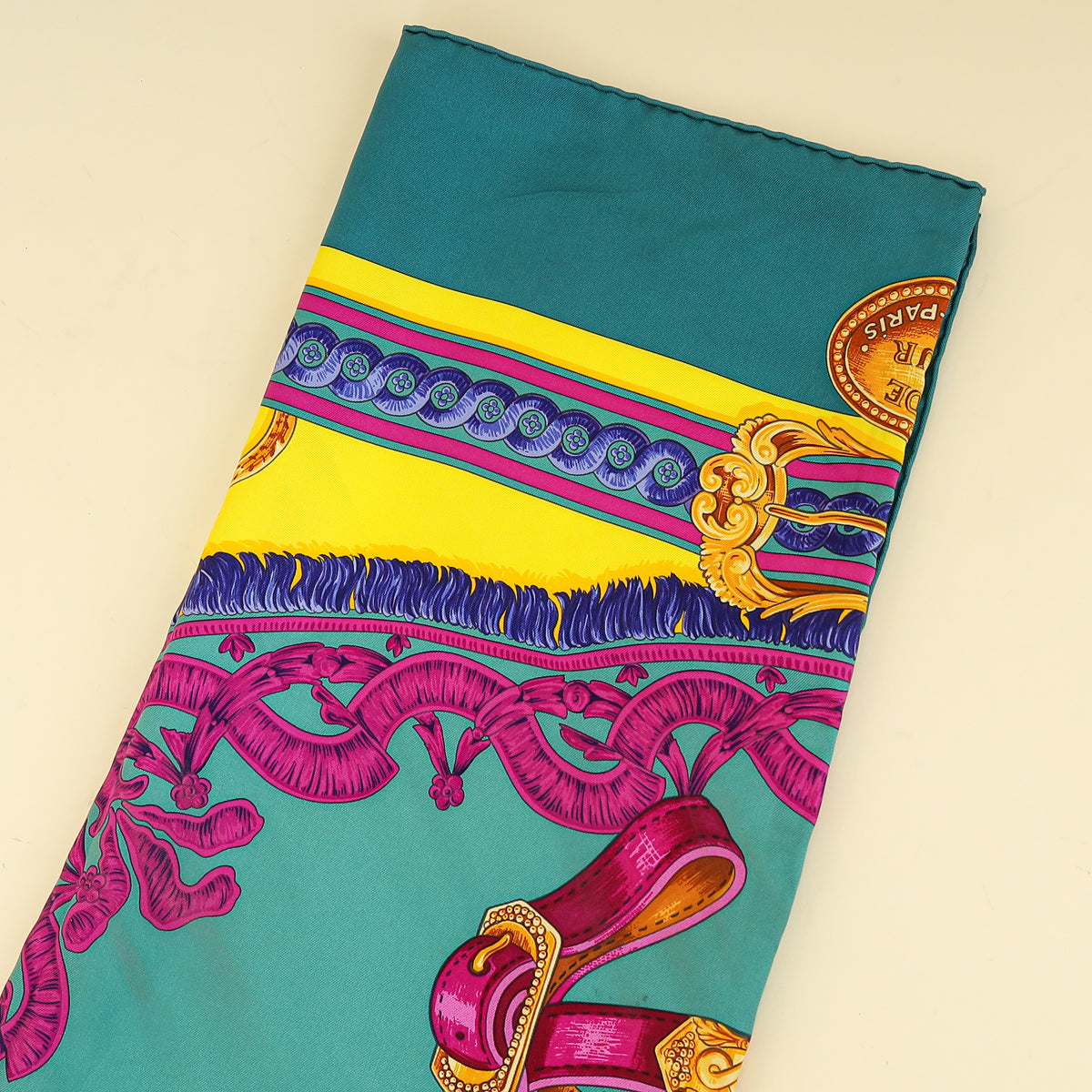 Hermes Multicolor Bride de Cour Scarf 90