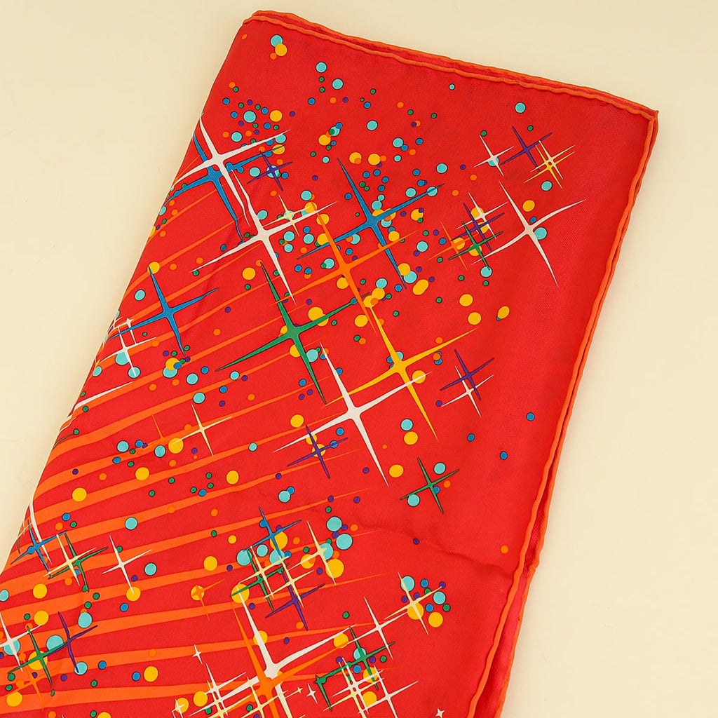 Hermes Multicolor Magic Kelly Scarf 90