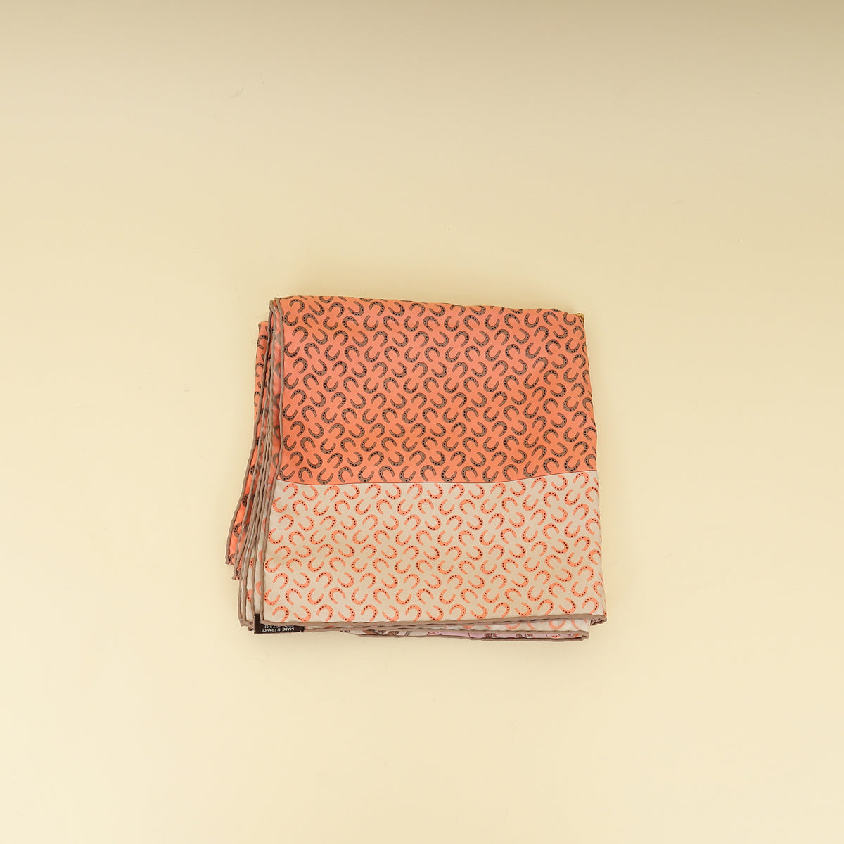 Hermes Rose Multicolor A Cheval Sur Mon Carre Scarf 90