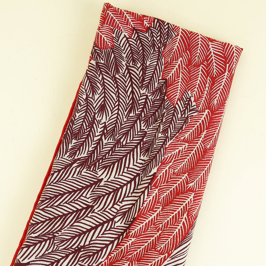 Hermes Red Multicolor "Zebra Pegasus" by Alice Shirly Shawl
