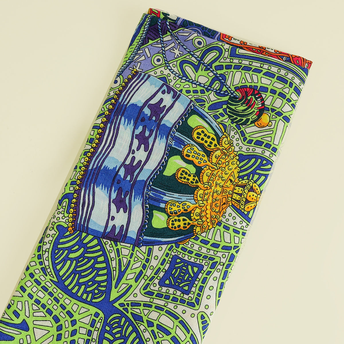 Hermes Multicolor "Cavaliers du Caucase" Shawl