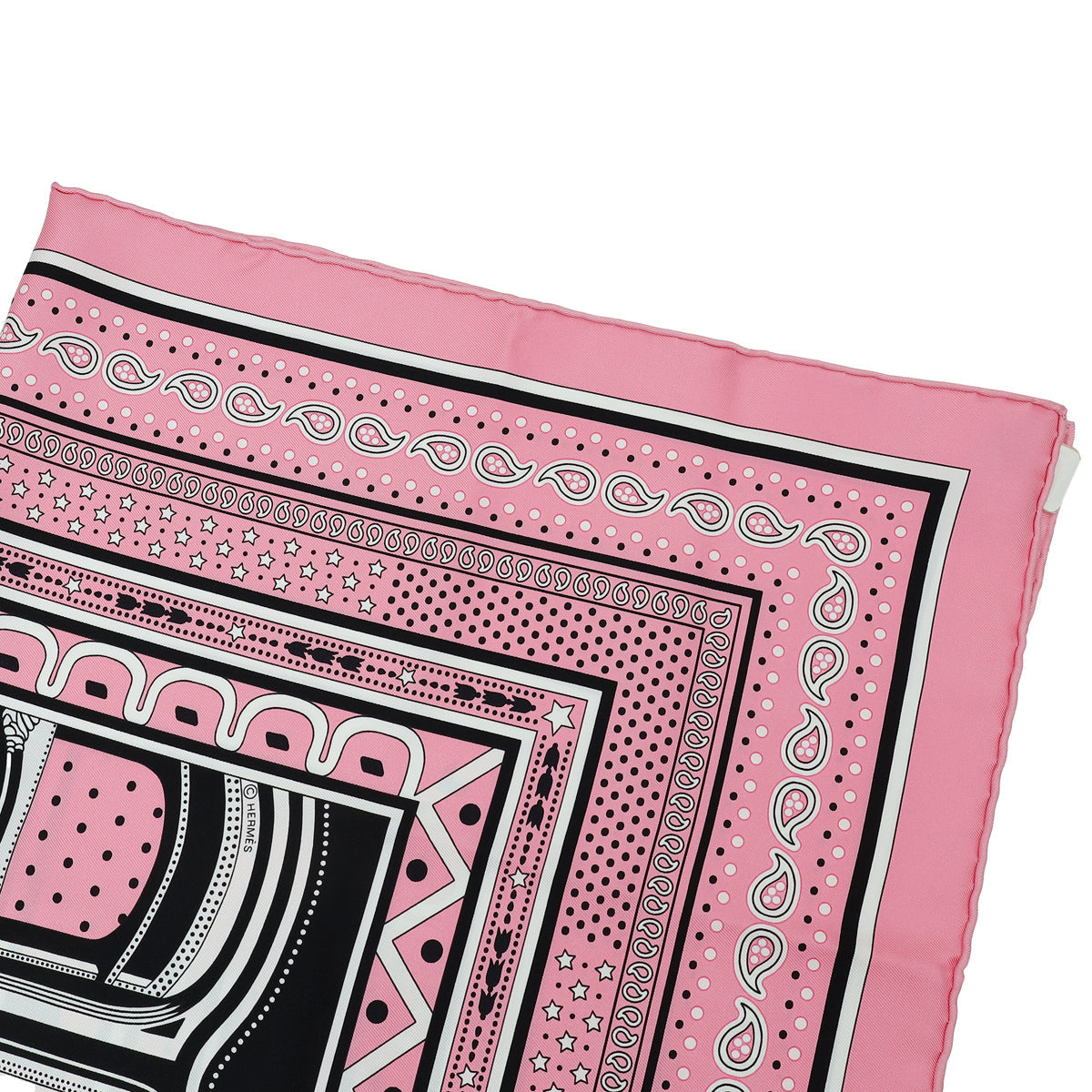 Hermes Tricolor Balade En Berline Scarf