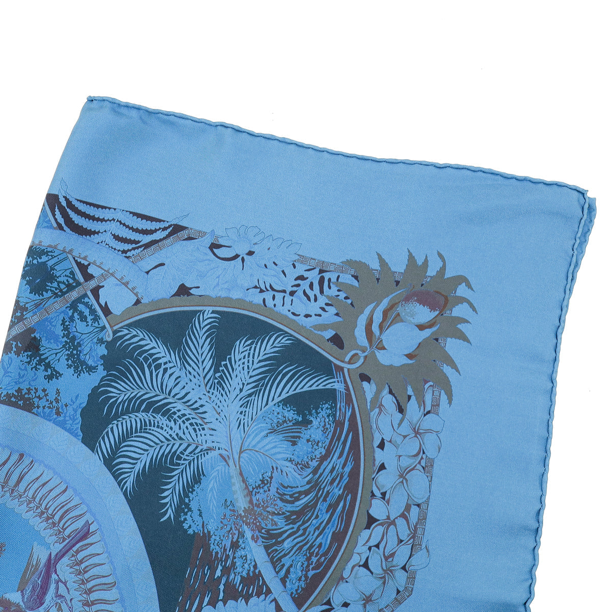 Hermes Blue Jean Surteint Aloha Scarf