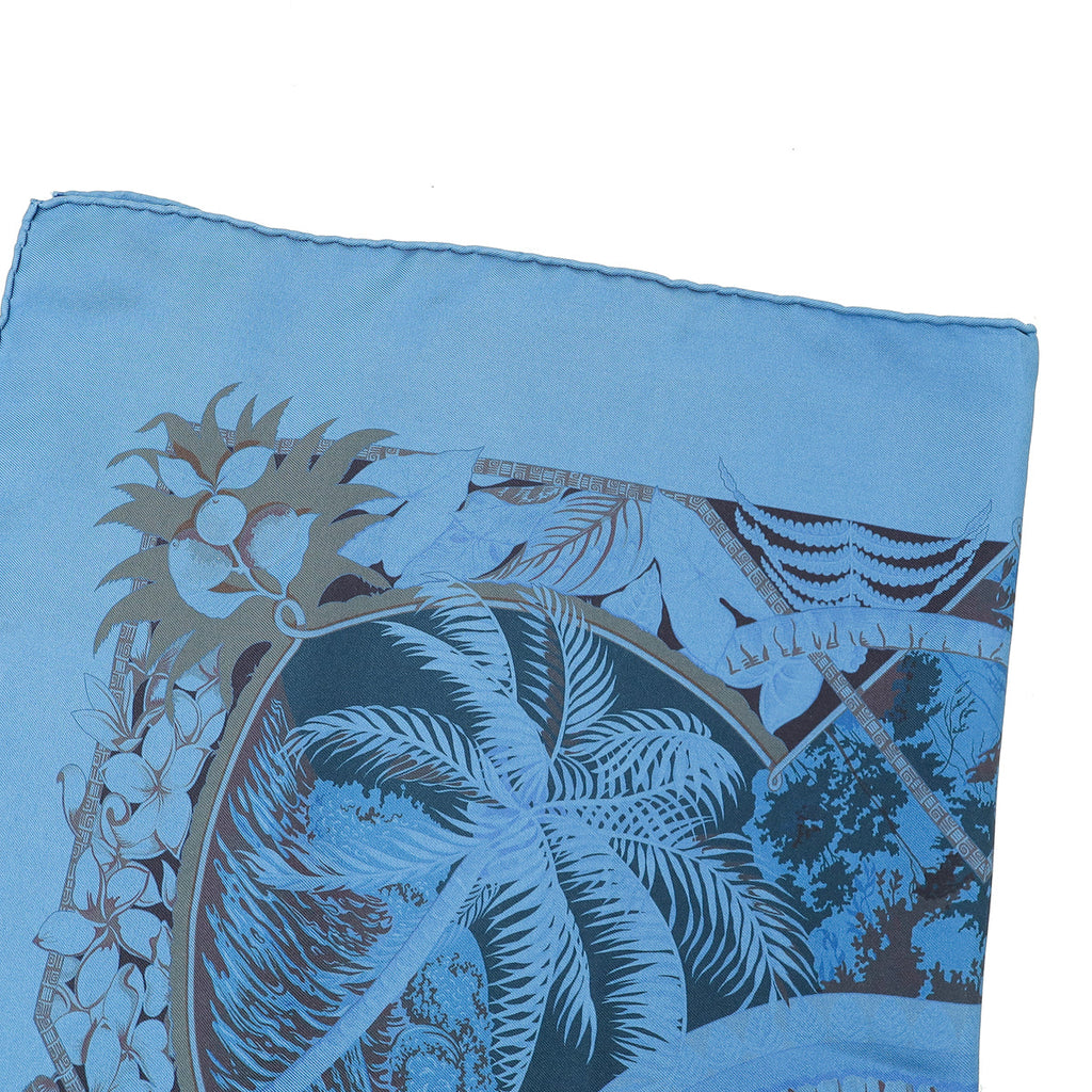 Hermes Blue Jean Surteint Aloha Scarf