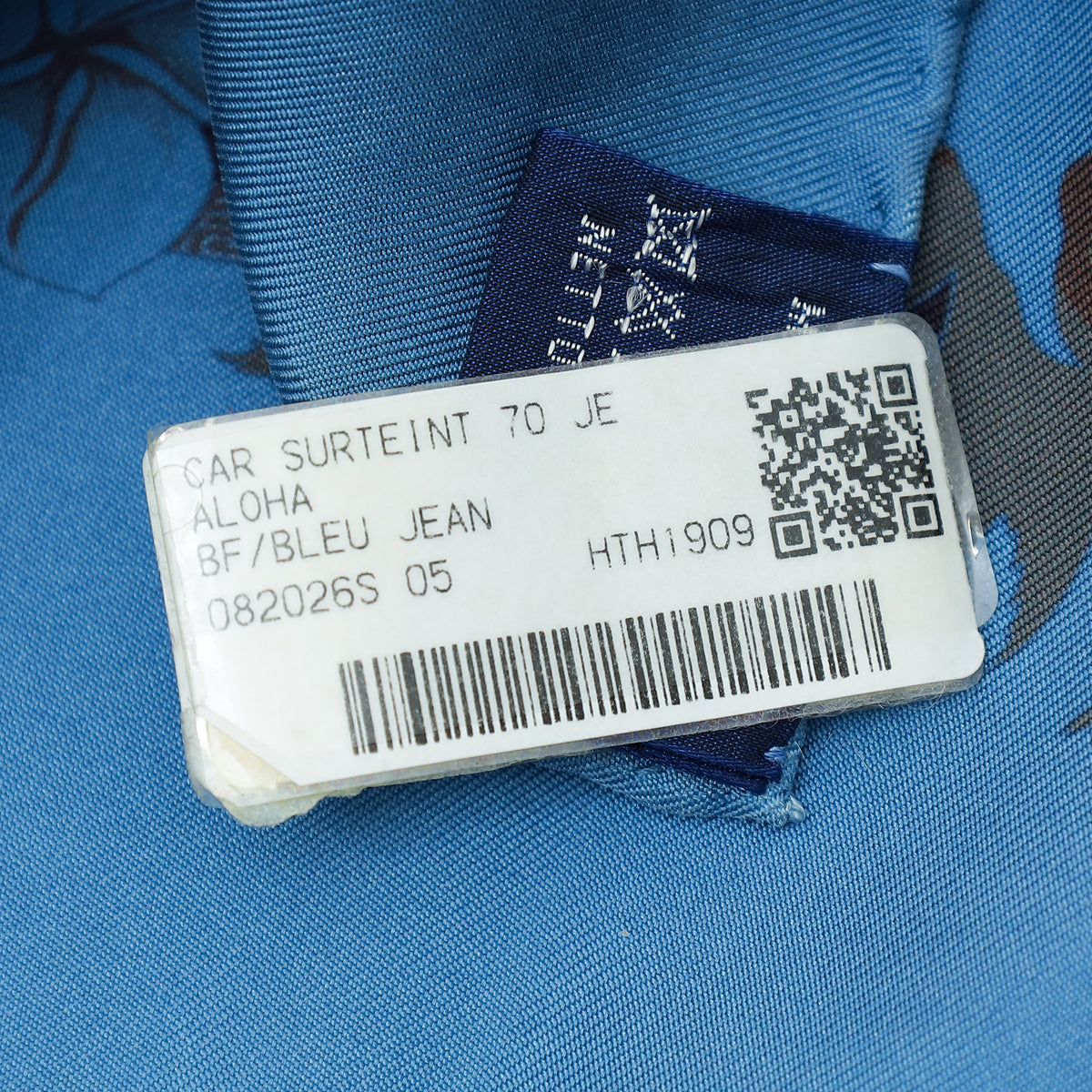 Hermes Blue Jean Surteint Aloha Scarf