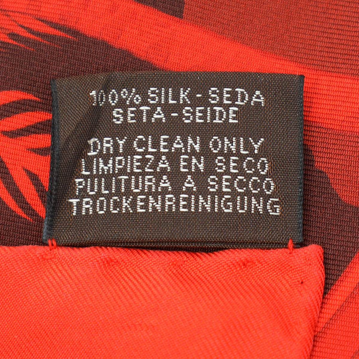 Hermes Rouge Vif Surteint Aloha Scarf