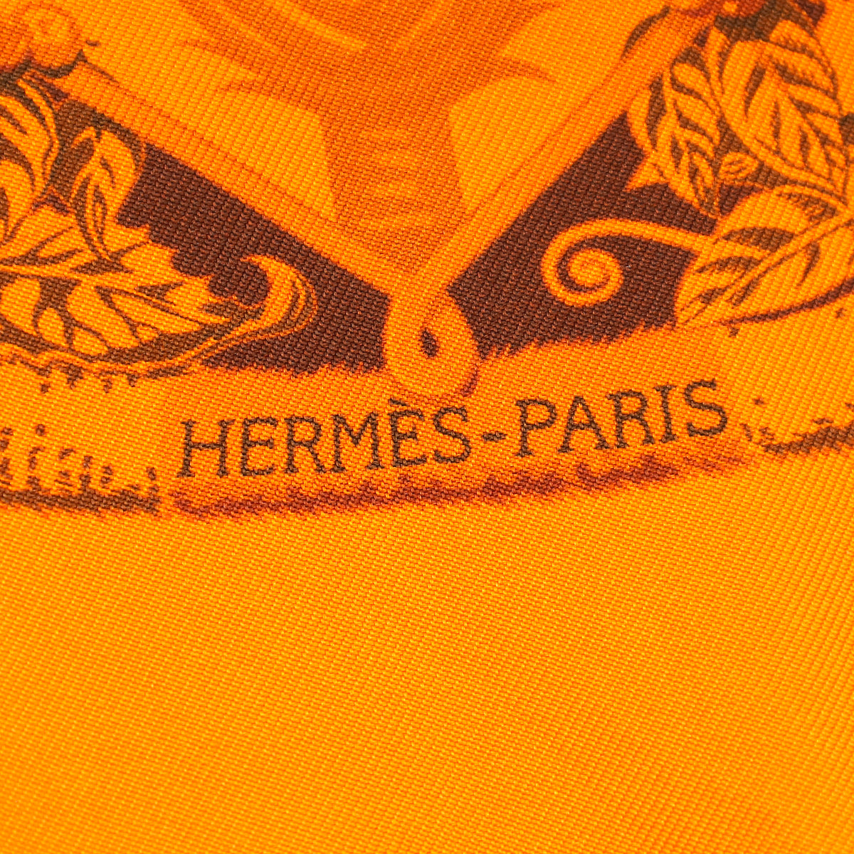 Hermes Orange Vif Surteint Aloha Scarf