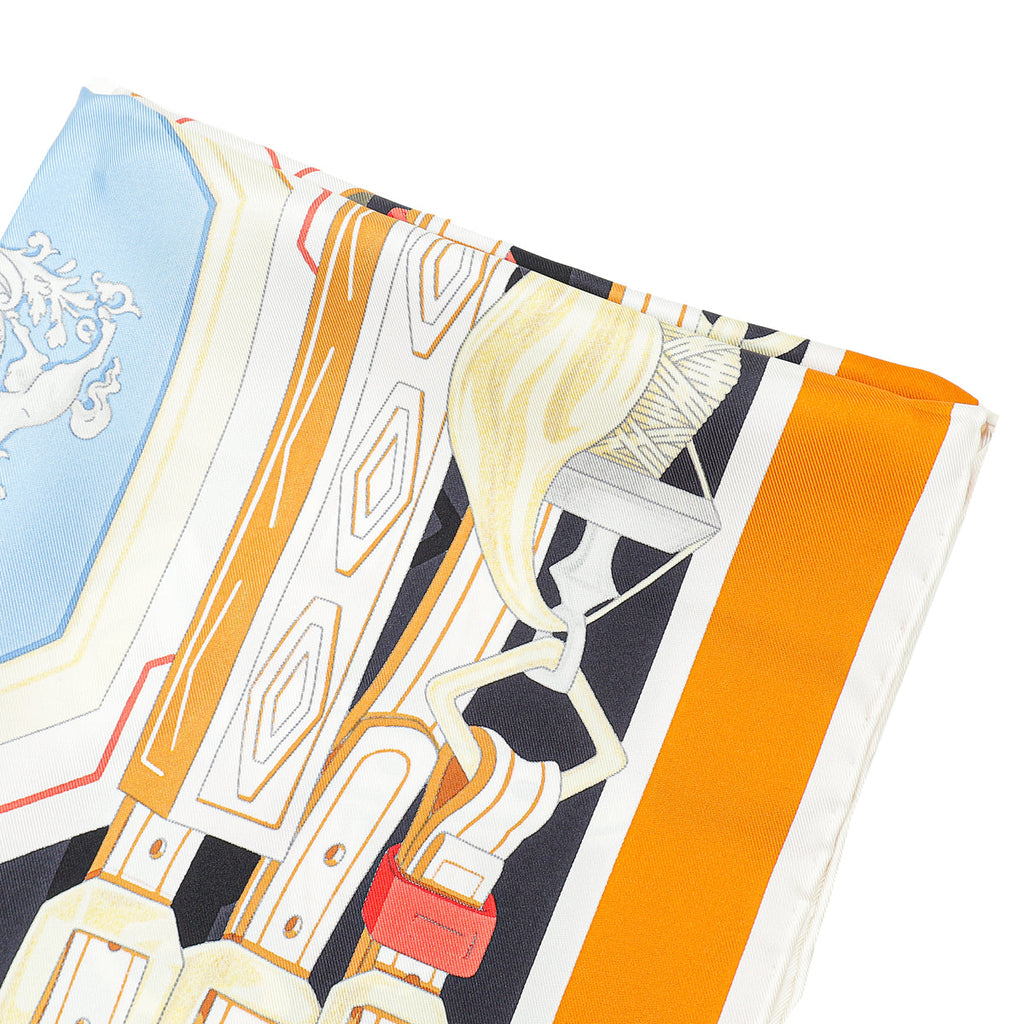 Hermes Multicolor Brides et Destin Silk Scarf