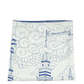 Hermes Bleu Blanc Cosmographia Universalis Cashmere Silk Shawl