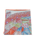 Hermes Mauve Rose Chine Plumes En Fete Cashmere Silk Shawl