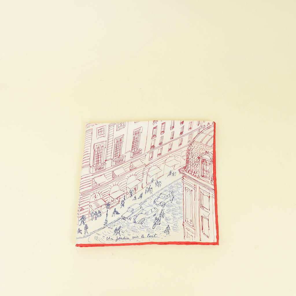 Hermes Multicolor Un Jardin Sur Le Toit Scarf 45