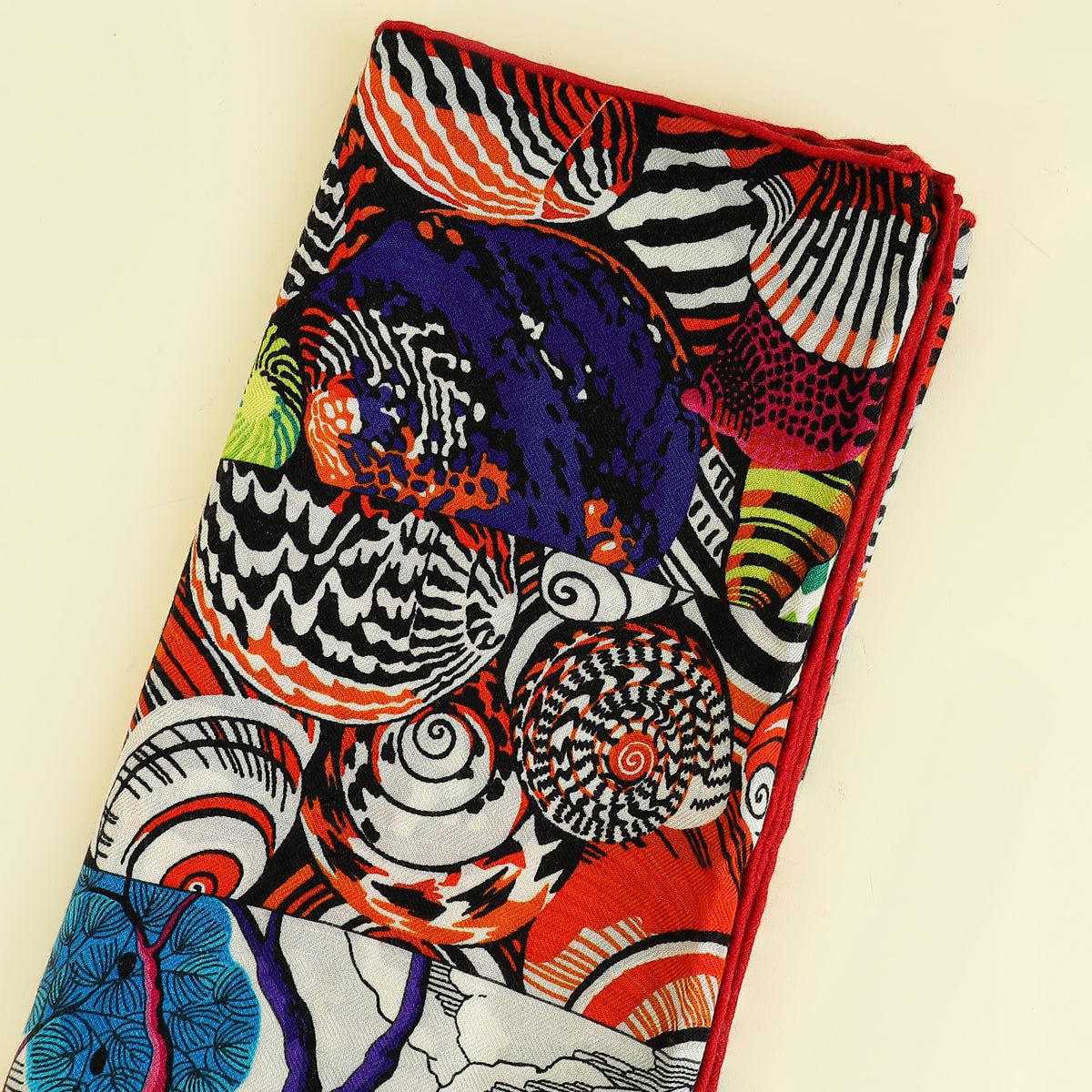 Hermes Multicolor Sieste Au Paradis Shawl 140