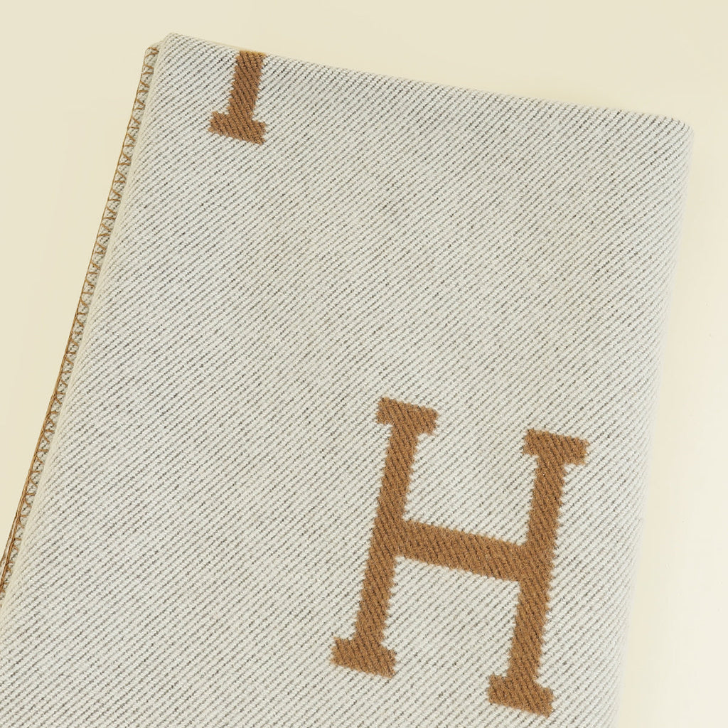 Hermes Bicolor Avalon Throw Blanket