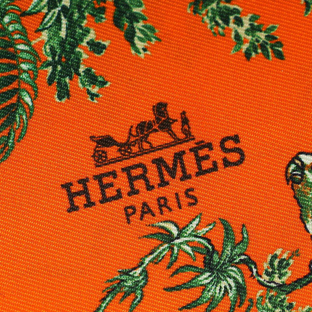Hermes Multicolor Equateur Maxi Twilly Cut Silk