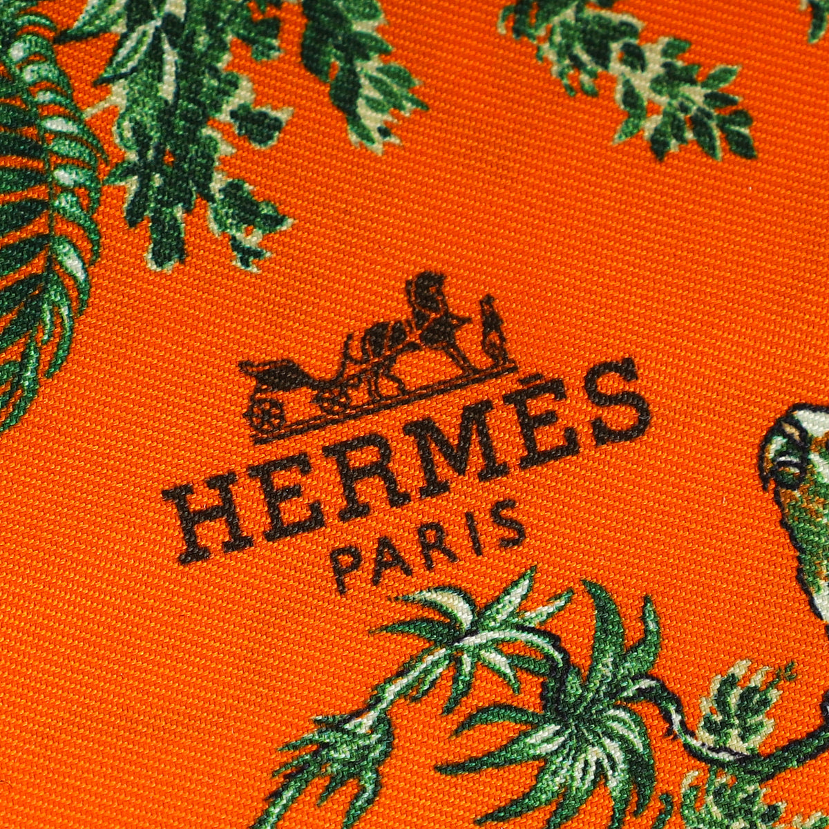 Hermes Multicolor Equateur Maxi Twilly Cut Silk