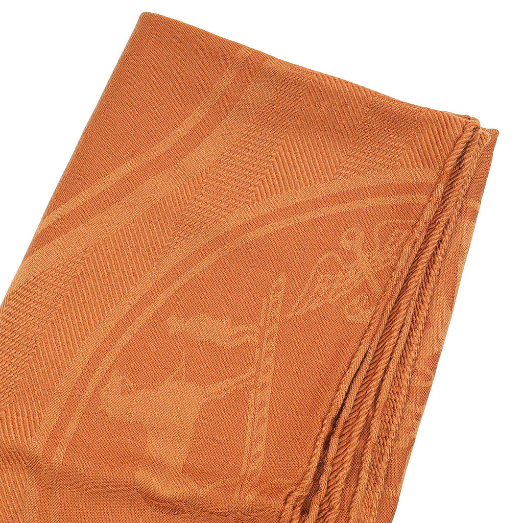 Hermes Noisette Confettis d'Ex-Libris New Libris Stole