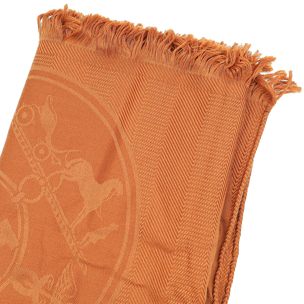 Hermes Noisette Confettis d'Ex-Libris New Libris Stole