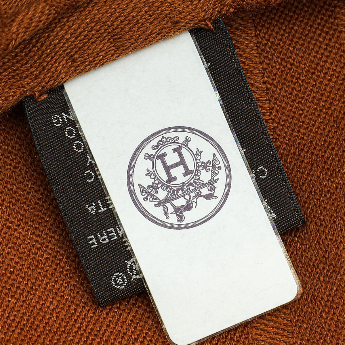 Hermes Noisette Confettis d'Ex-Libris New Libris Stole