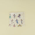 Hermes Blanc Multicolor Les Parisiennes de Kiraz Square Scarf