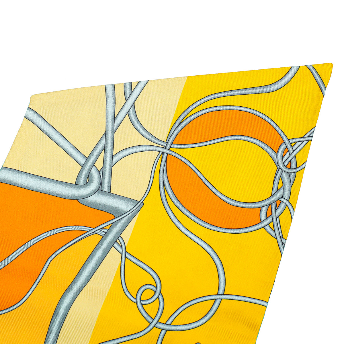Hermes Multicolor Silk Pegase Maxi Twilly