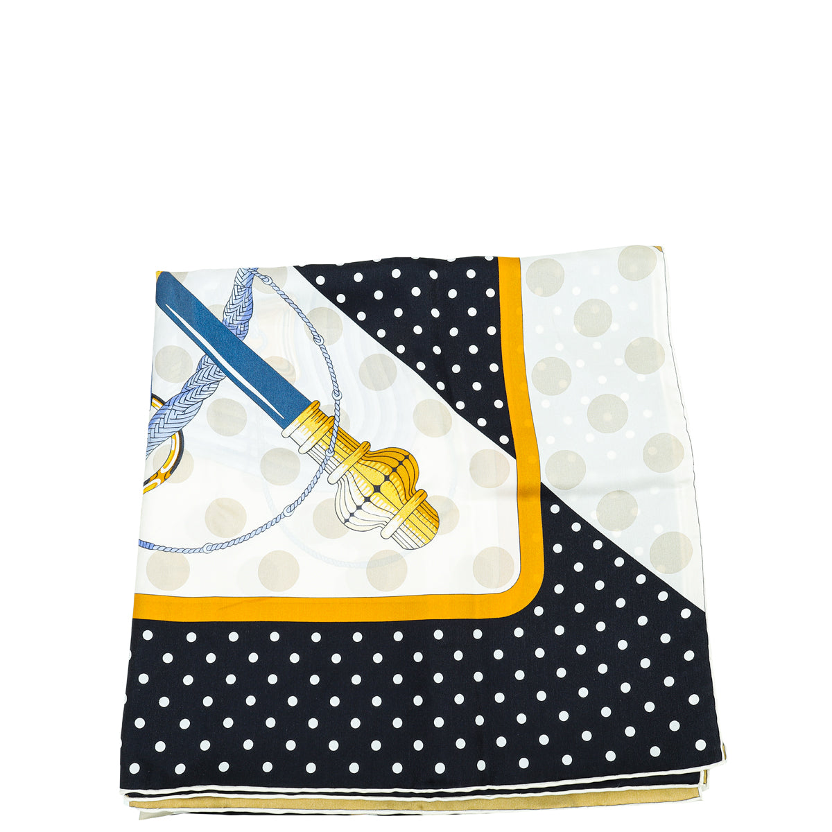 Hermes Multicolor Clic Clac A Pois 140 Scarf